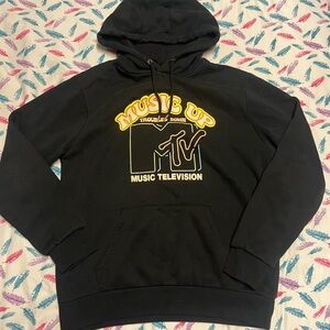 MTV Black Hoodie Sweater